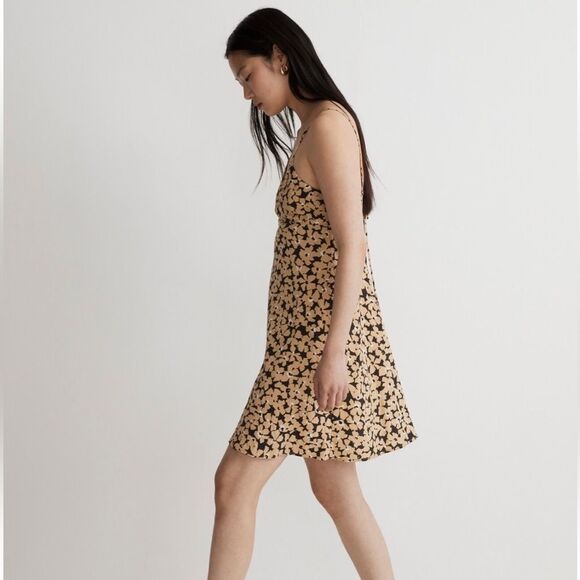 Madewell Layton Mini Slip Dress Womens Size 12 - Picture 3 of 14